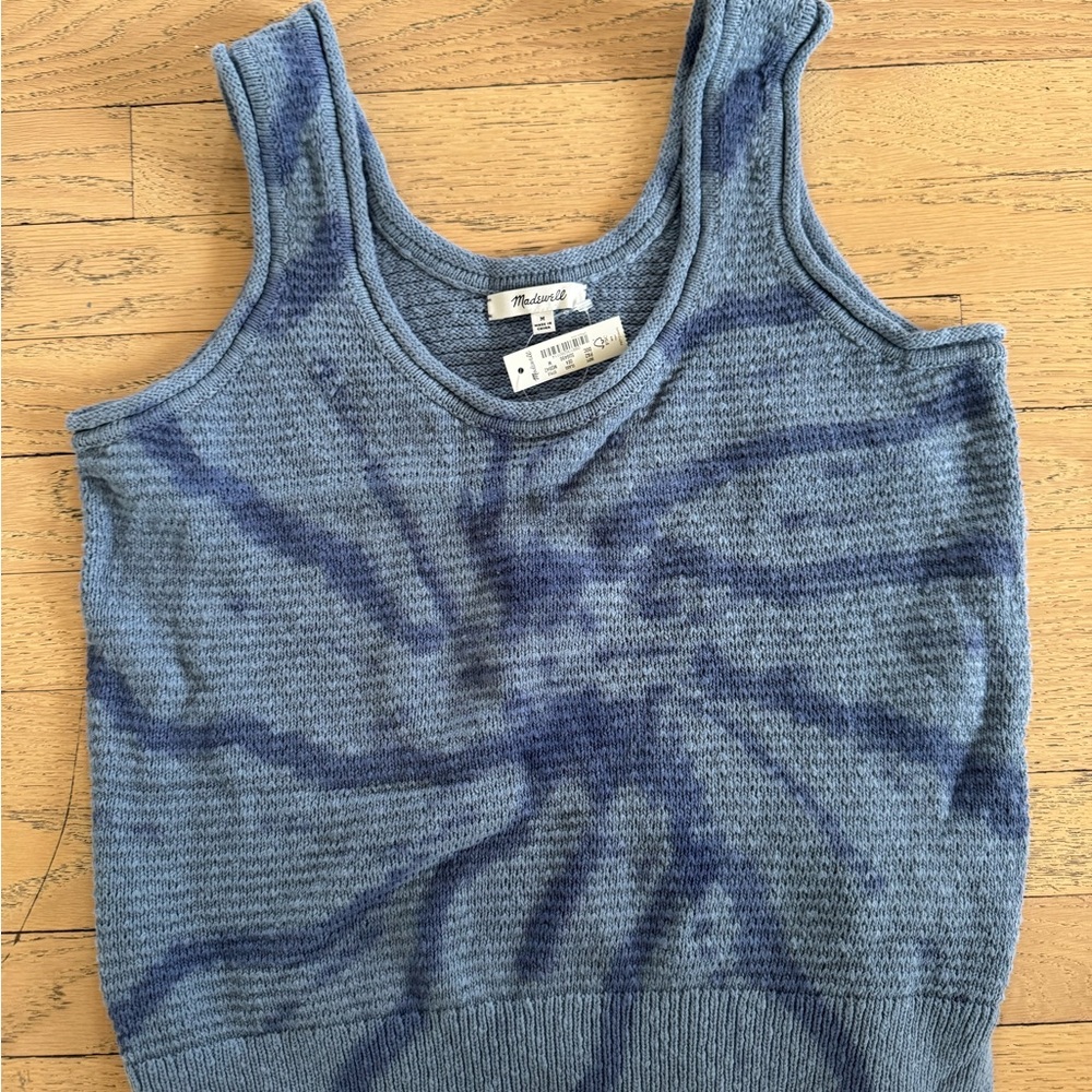 Madewell Indigo Knit Tank Top